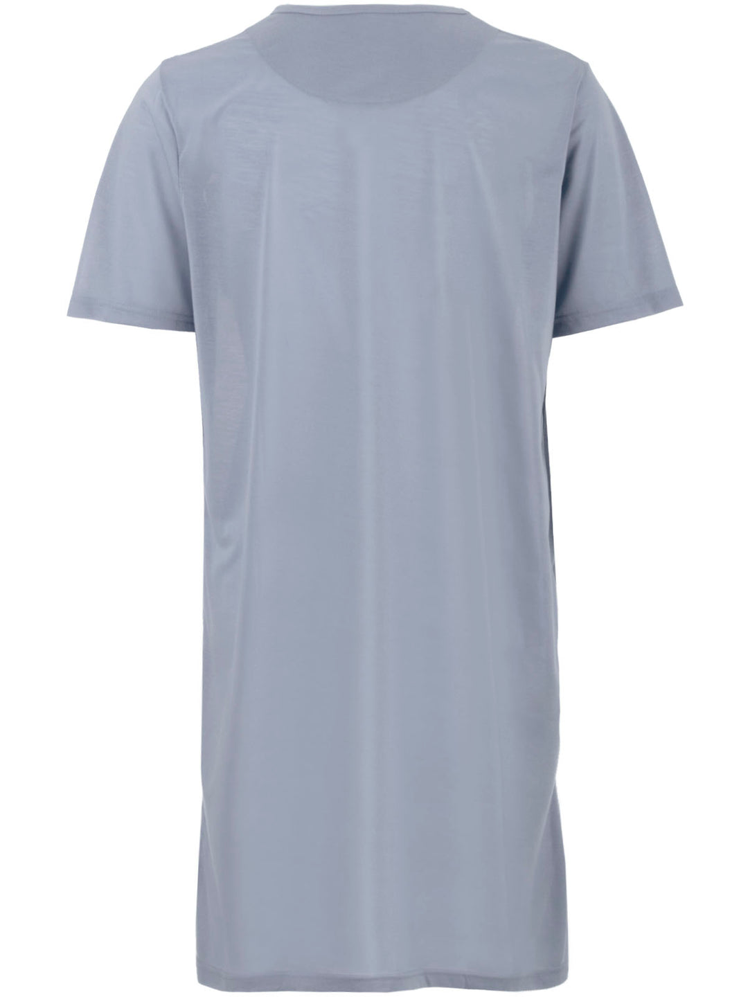 Short-sleeved nightgown - Uni V-neck