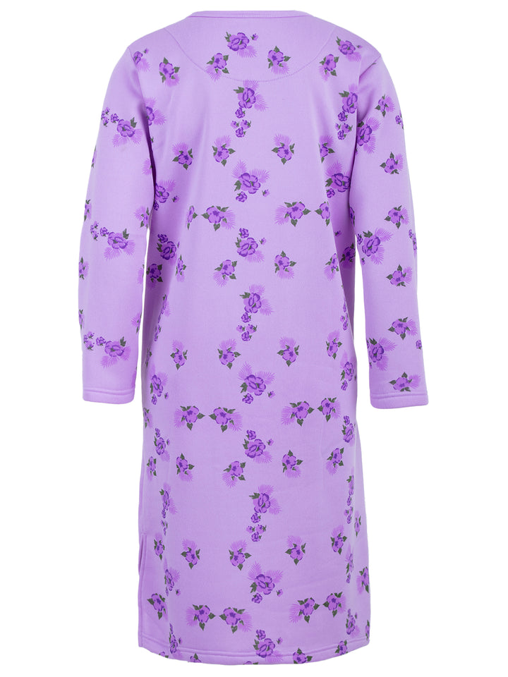 Thermal Nightdress - Big Flower Fern