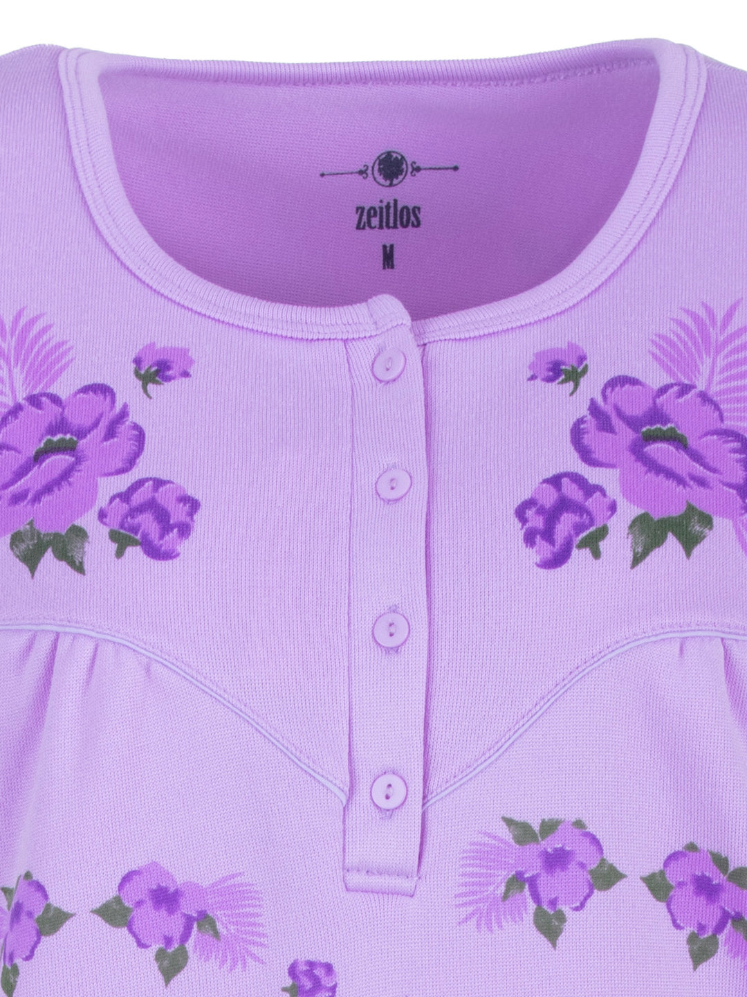 Thermal Nightdress - Big Flower Fern