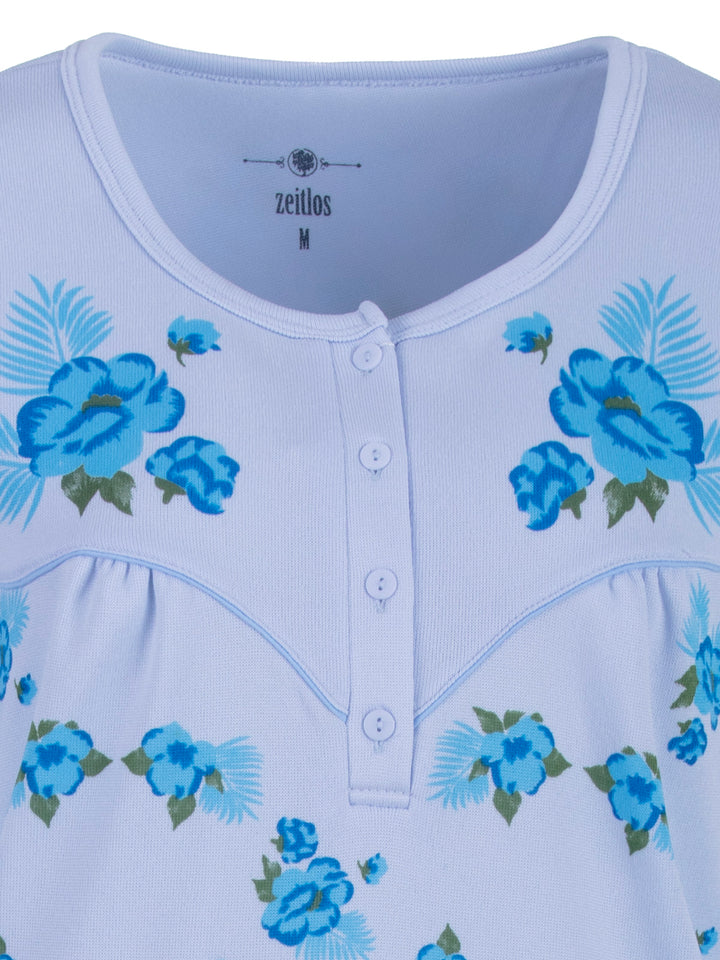 Thermal Nightdress - Big Flower Fern