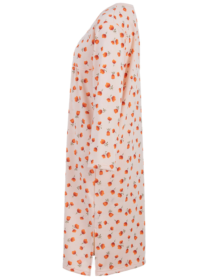 Thermal nightgown - Big Flower