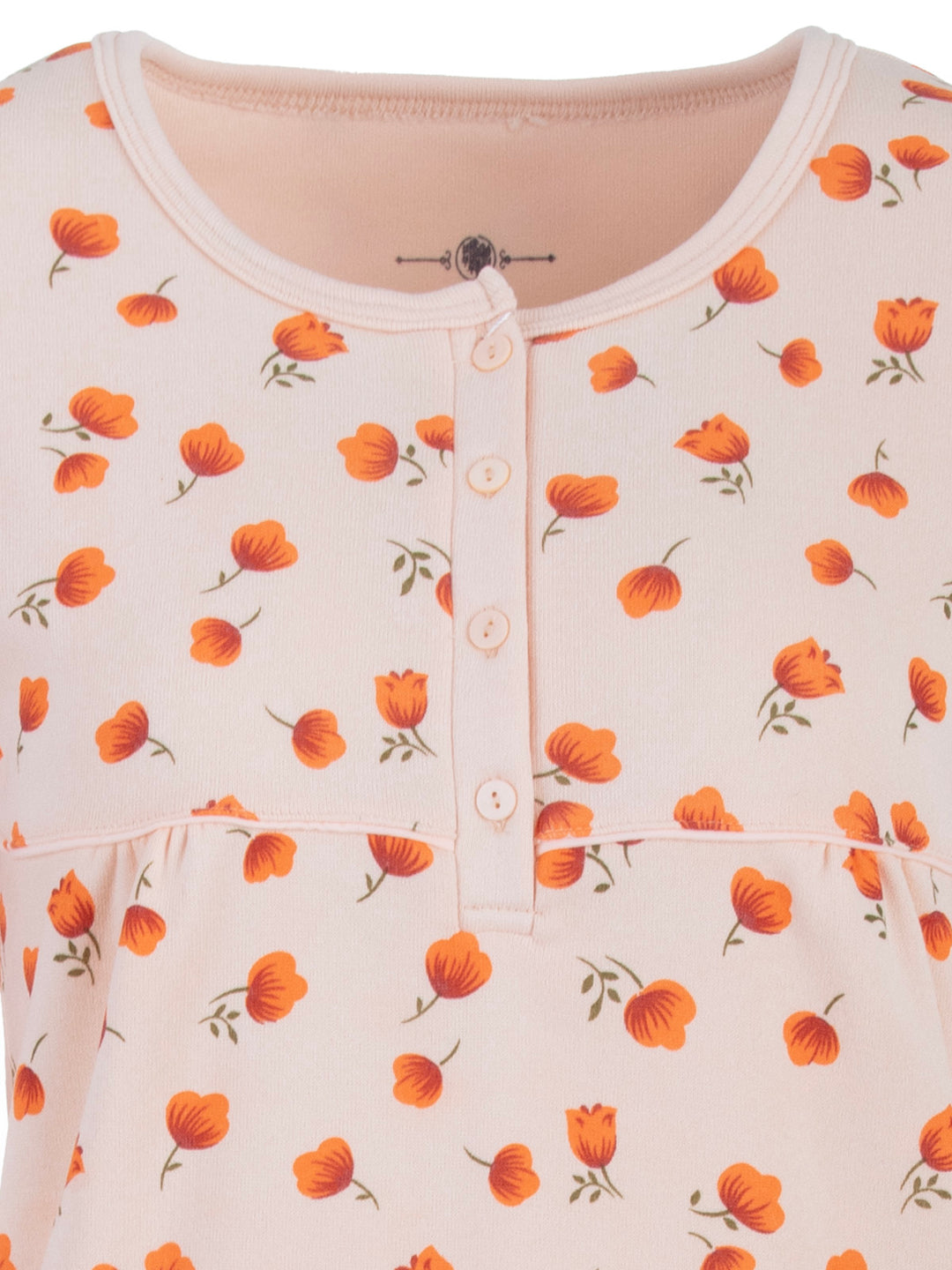 Thermal nightgown - Big Flower