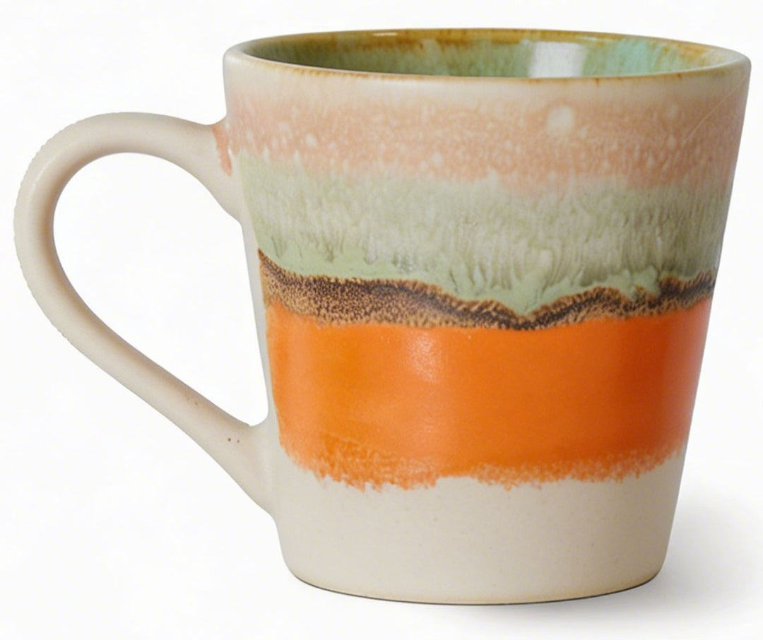 70s ceramics: Retro espresso cups