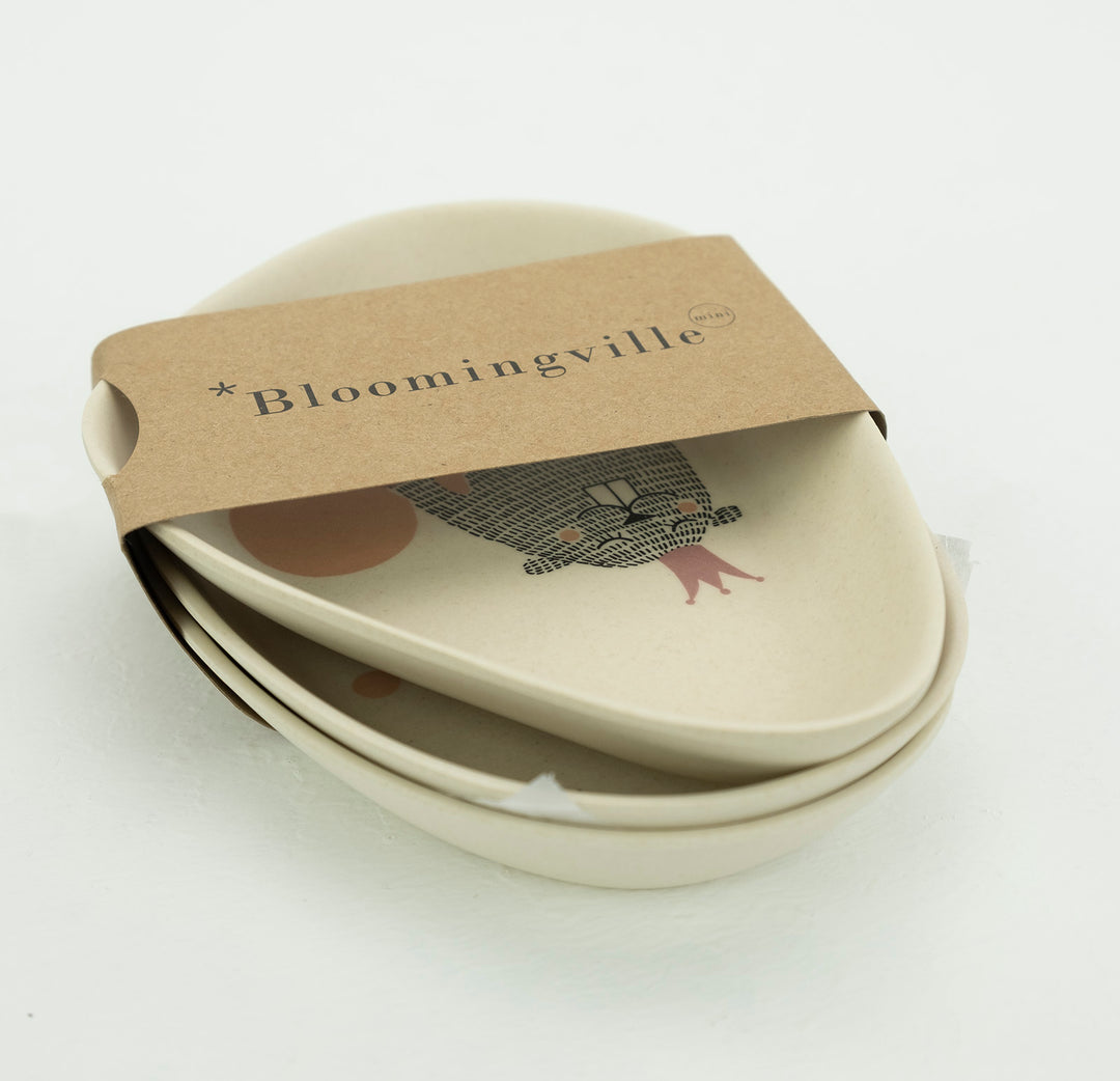 Bambus Melamine Teller Princes - 3er Set