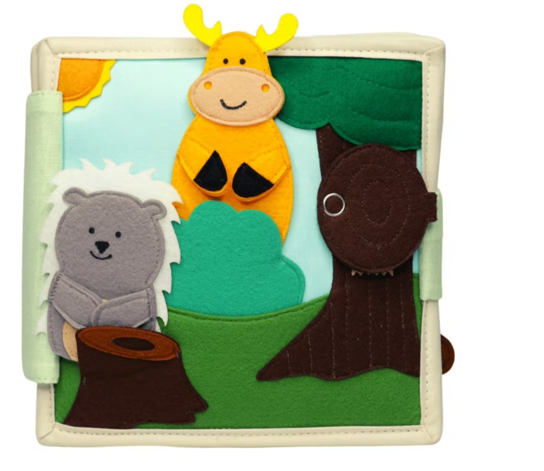 Mini Quiet Book Tierfreunde