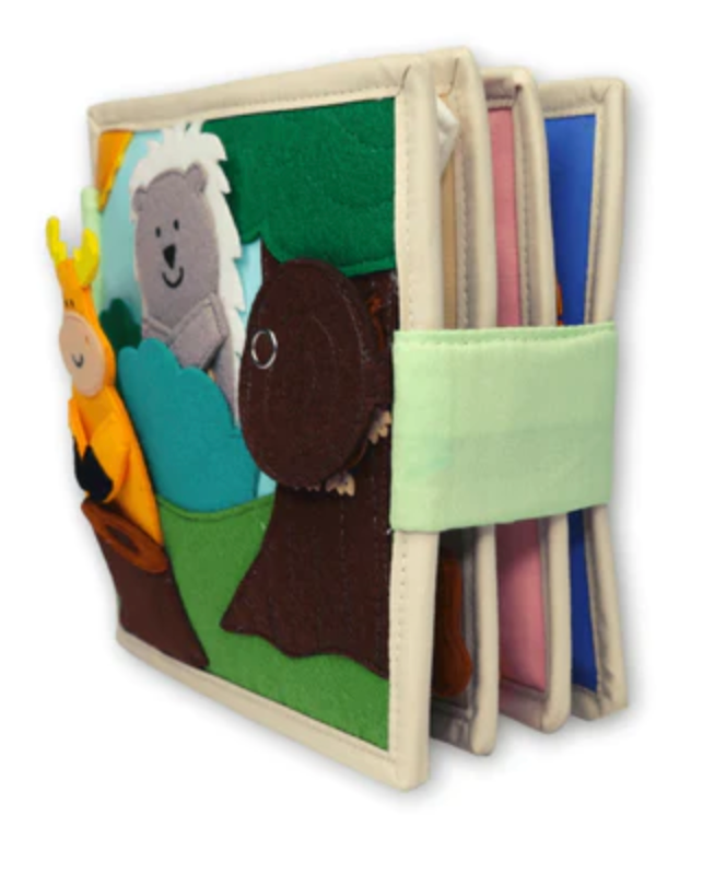 Mini Quiet Book Tierfreunde