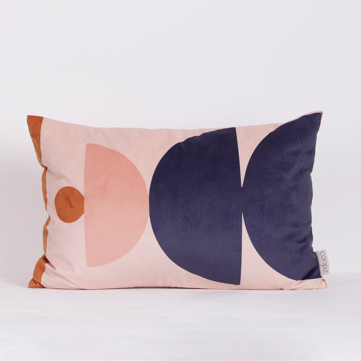 Kissenbezug Boho Flower Velvet Boho Nude