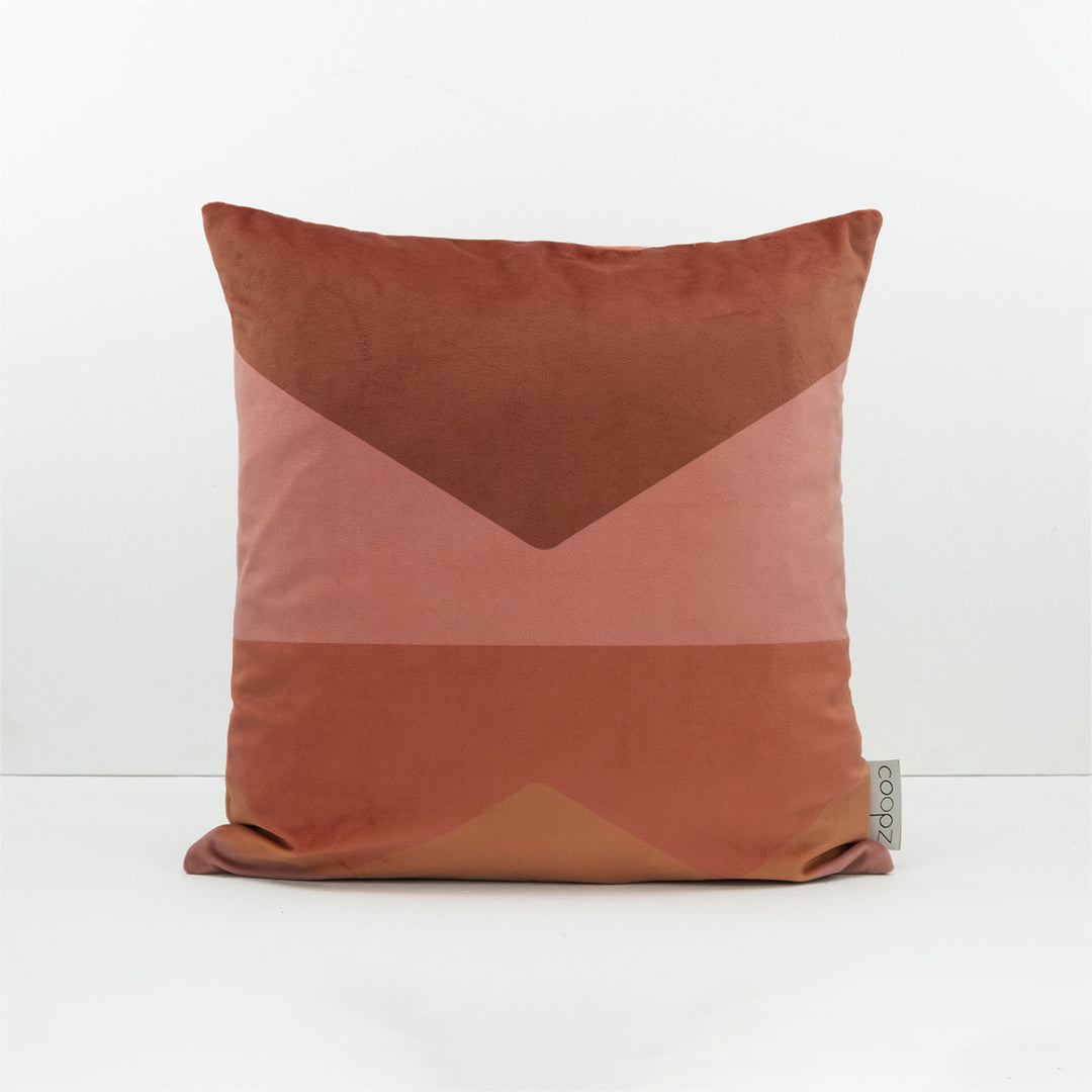 Kissenbezug Brief Velvet Altrosa