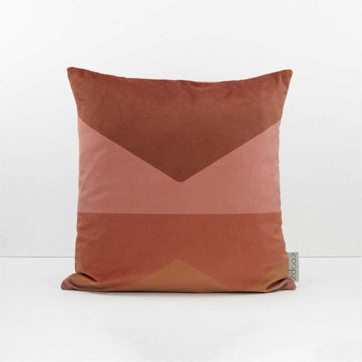Kissenbezug Brief Velvet Altrosa
