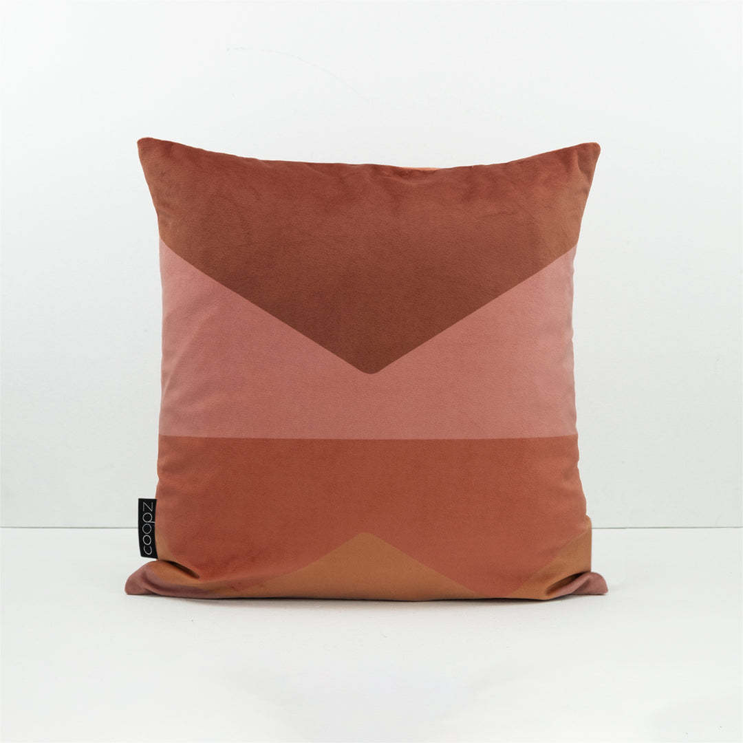 Kissenbezug Brief Velvet Altrosa