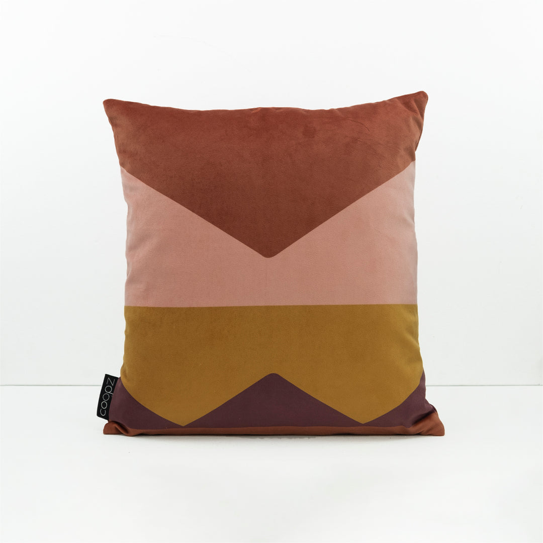 Kissenbezug Brief Velvet Bordeaux