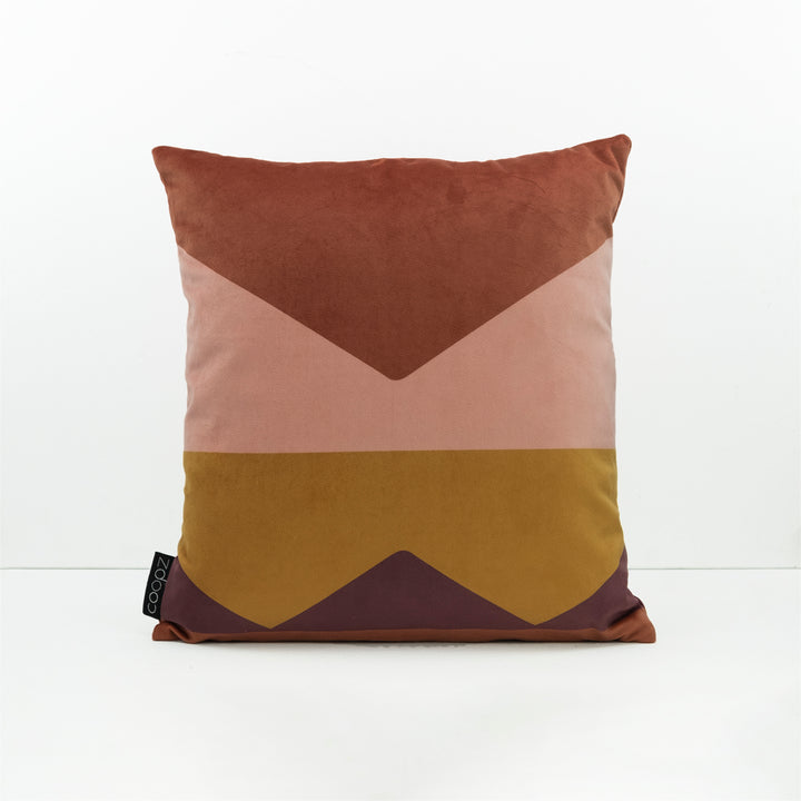 Kissenbezug Brief Velvet Bordeaux
