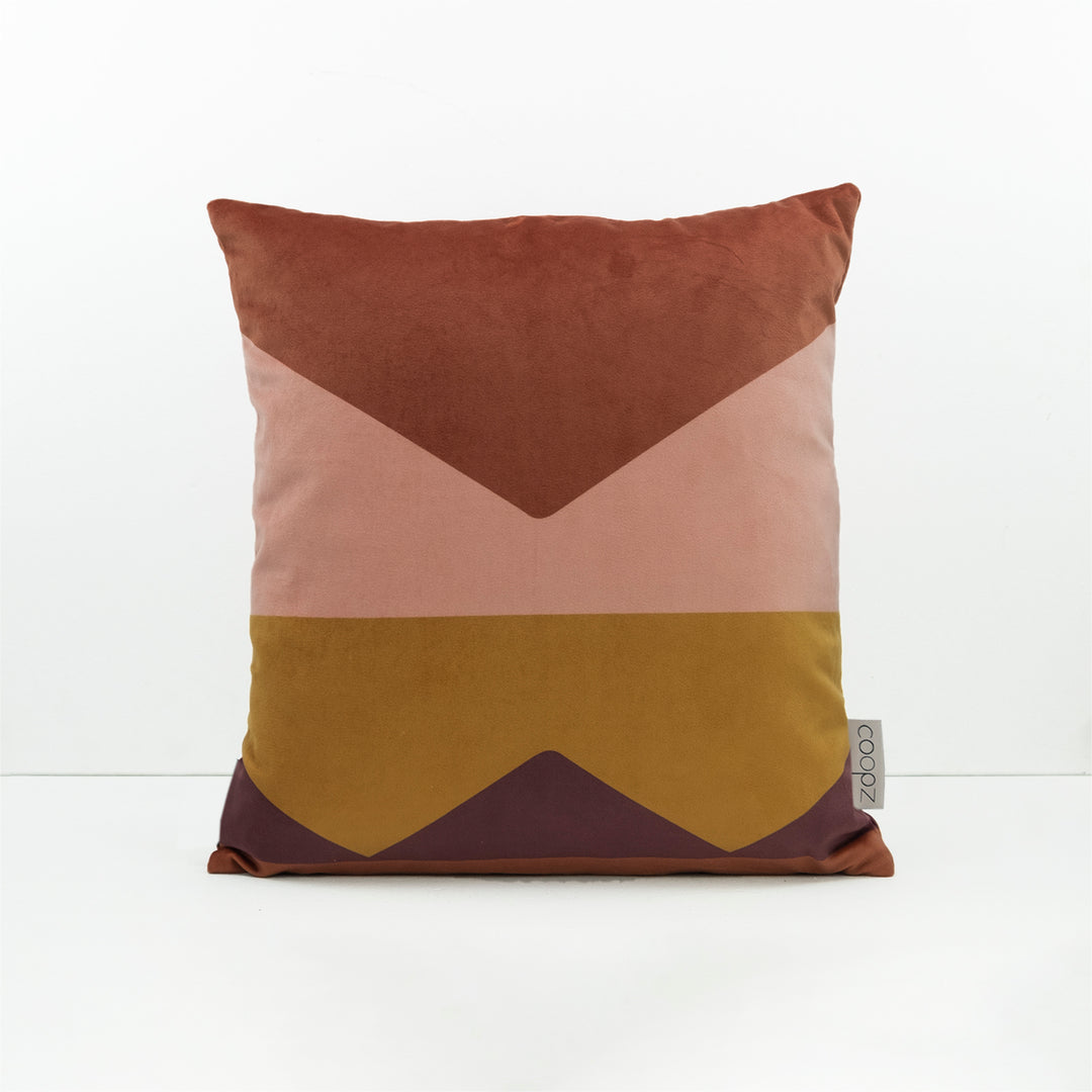 Kissenbezug Brief Velvet Bordeaux