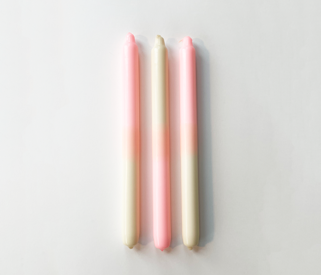 Dip Dye Candle