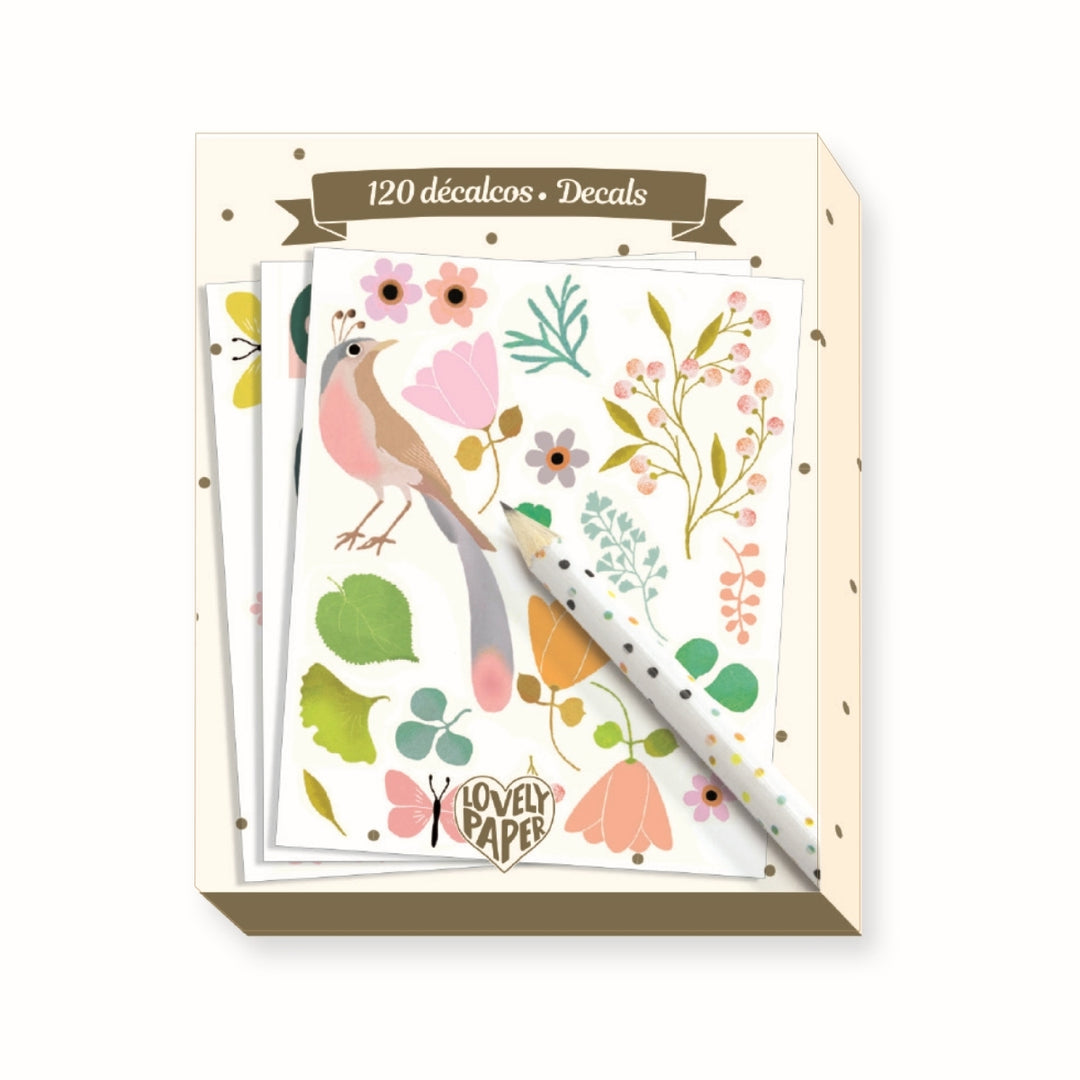 Scratch off stickers: 120 Tinou decals