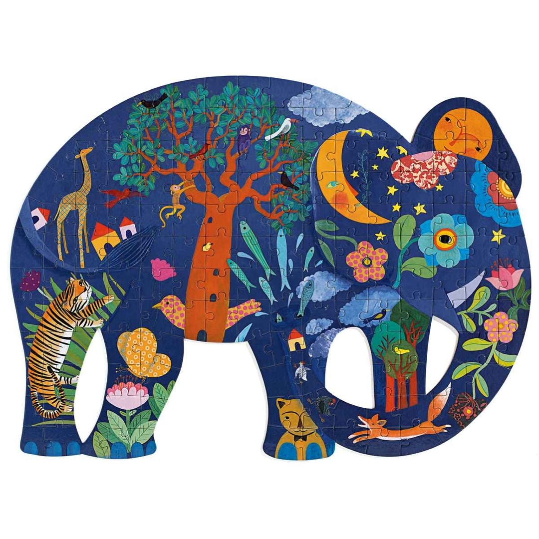 Silhouetten Puzzle 150 Teile mit Poster