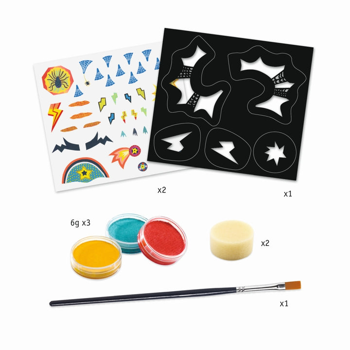 Kinderschminke Set: Superhelden
