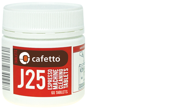 J25 cleaning tablets for espresso machines