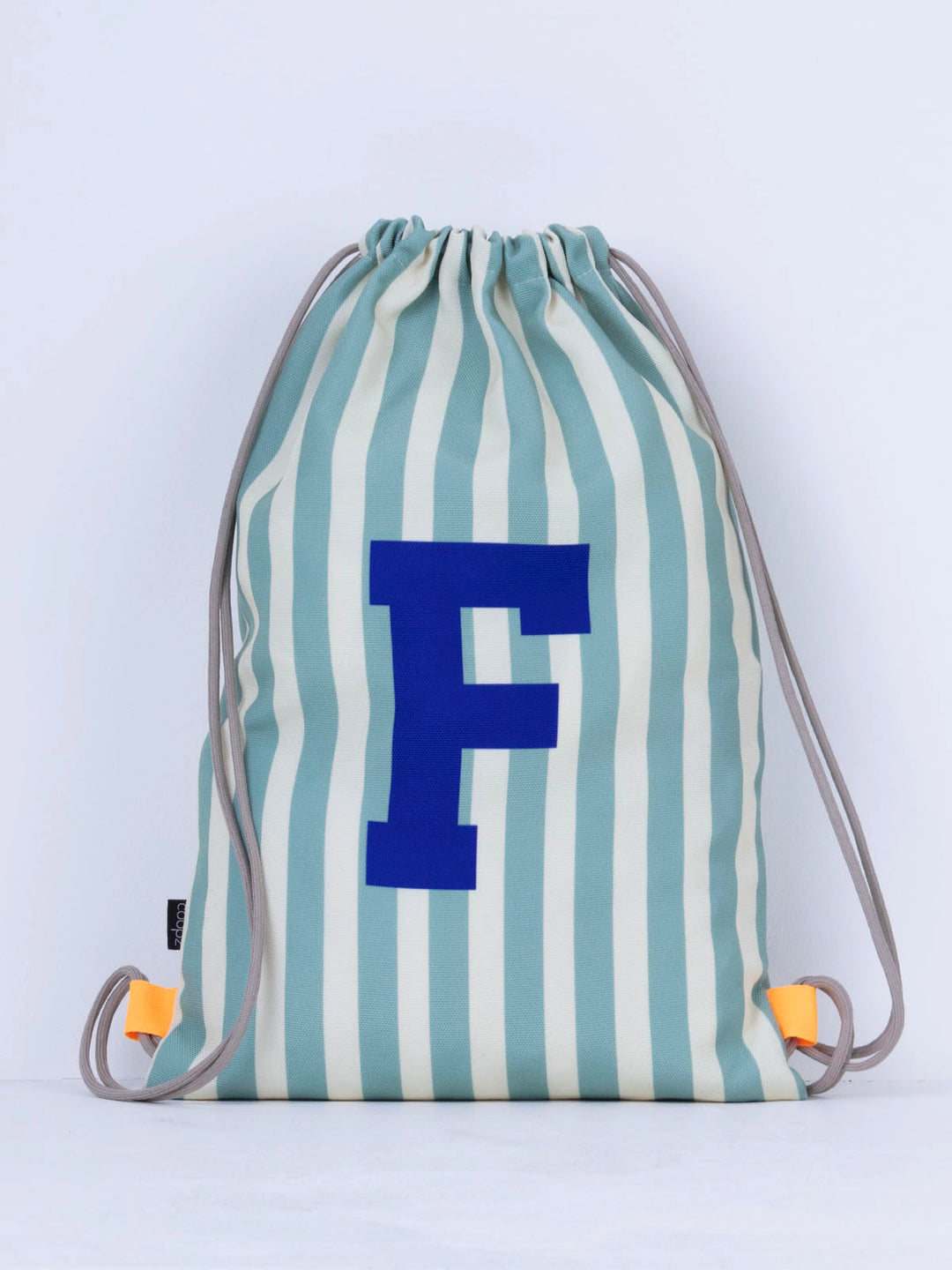 Letterbag Stripe grün/blau