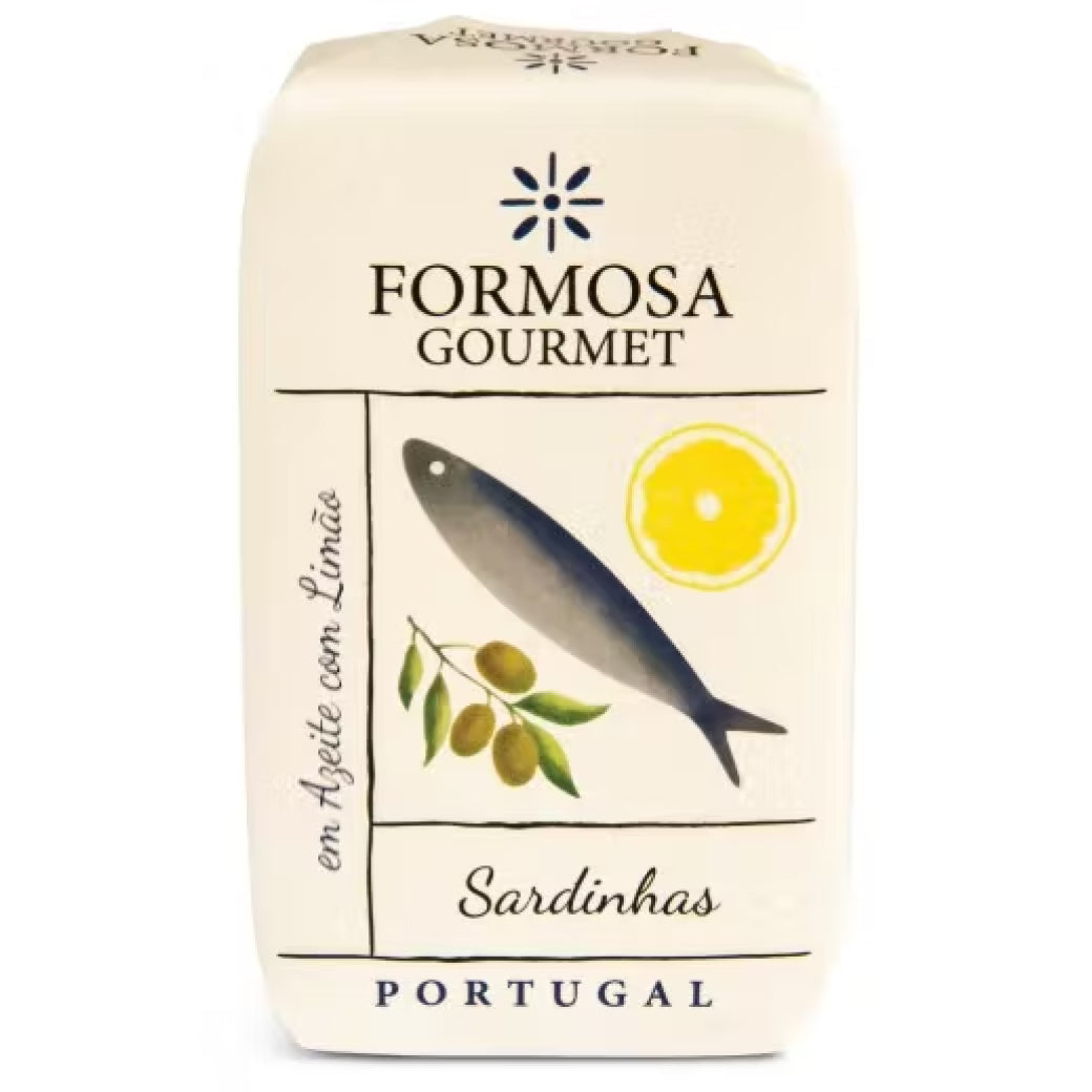 Sardinen in Olivenöl mit Zitrone