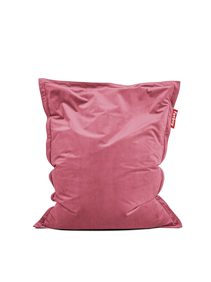 Slim velvet beanbag