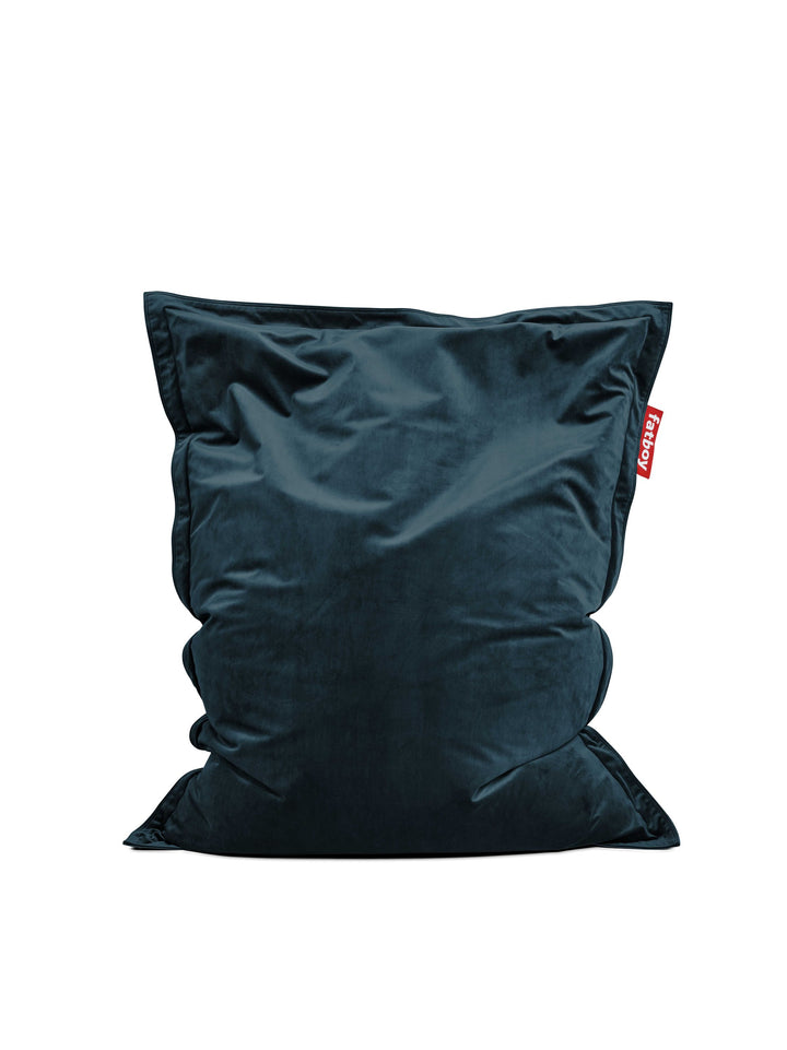 Slim velvet beanbag