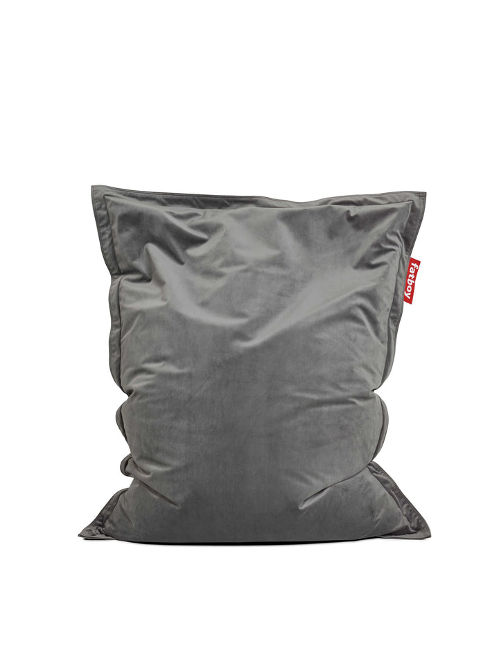 Slim velvet beanbag