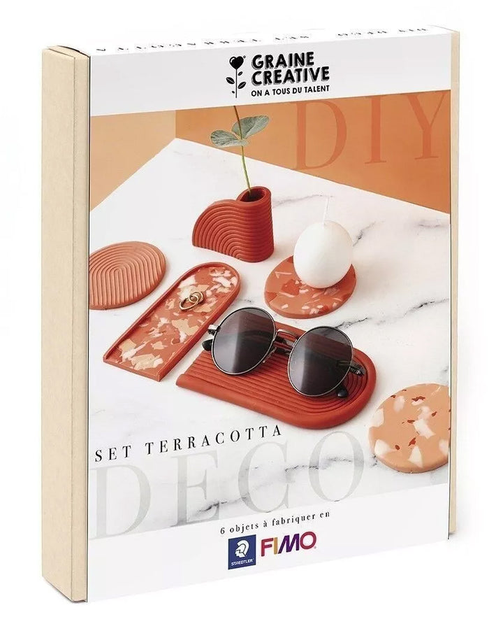 Fimo Home Decoration Set - Terracotta