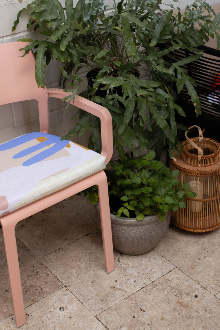 Seat cushion Rise &amp;amp; Sine Canvas Outdoor Beige