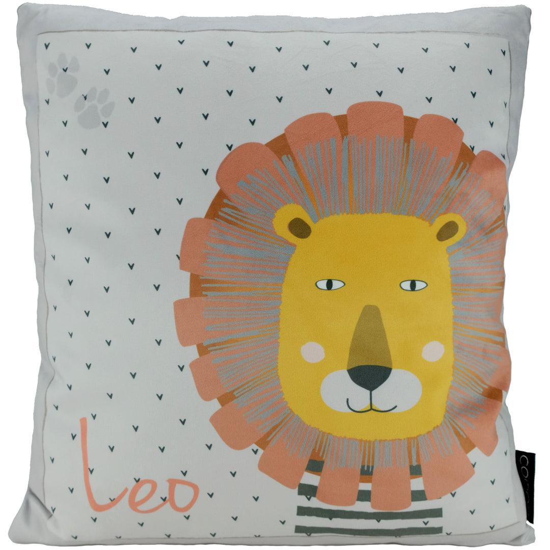 Kissenbezug Leo Grau Velvet