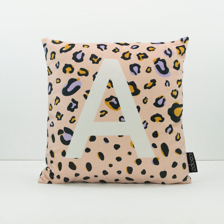 ABC cushion cover nude