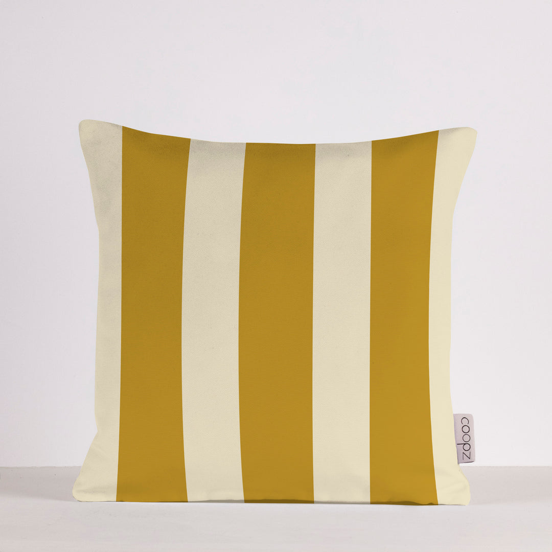 Kissenbezug Stripe Senf/Creme
