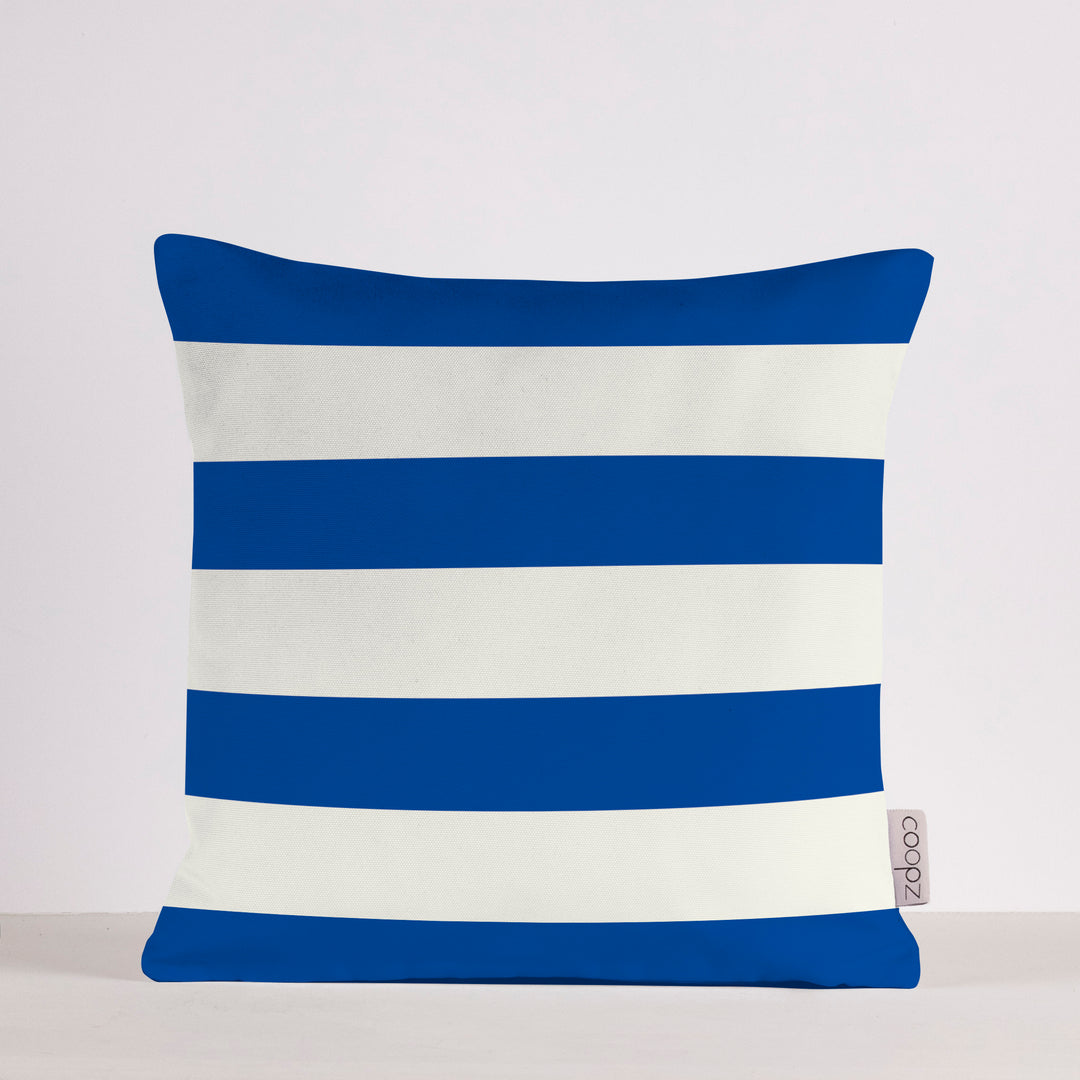 Kissenbezug Stripe Blue/Offwhite