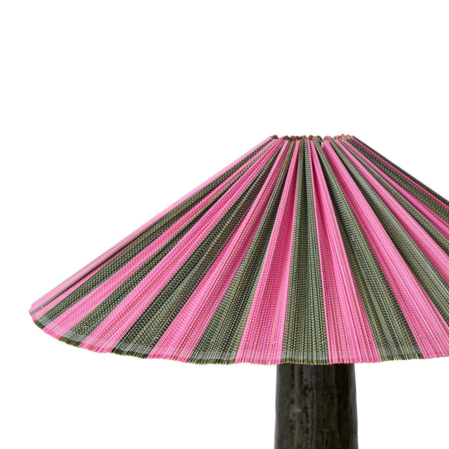 Pleated Lampshade Camellia – Bamboo, Ø 44 cm