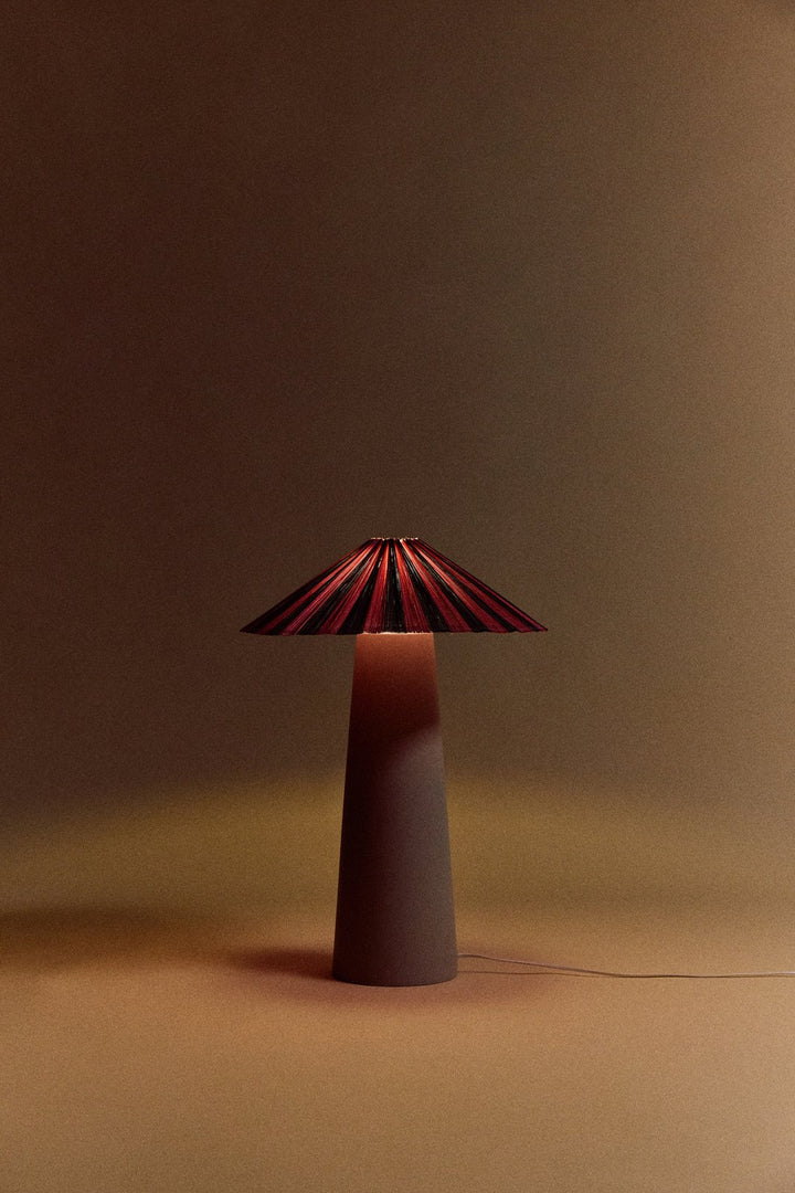 Pleated Lampshade Camellia – Bamboo, Ø 44 cm