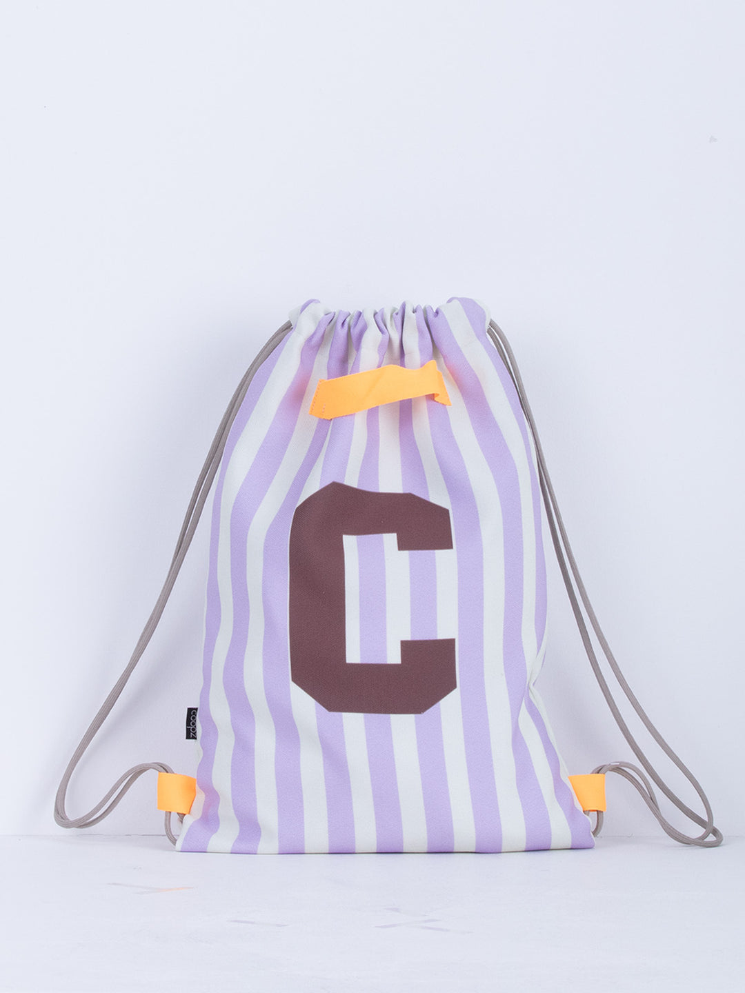 Letterbag Stripe flieder/creme