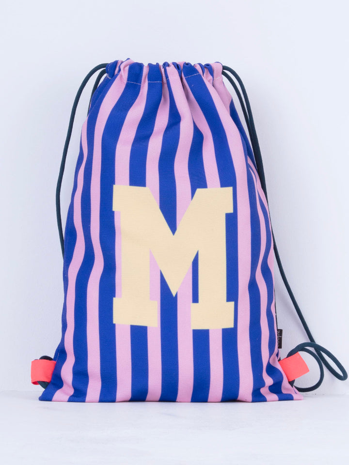 Letterbag Stripe pink/blue