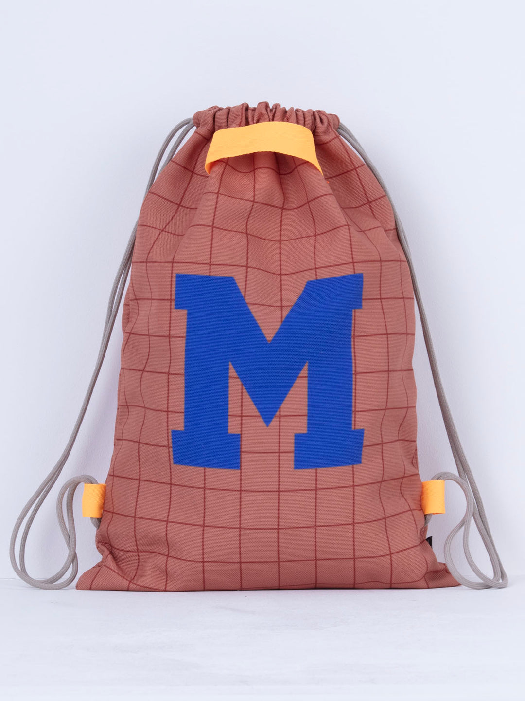 Letterbag Karo braun/messing