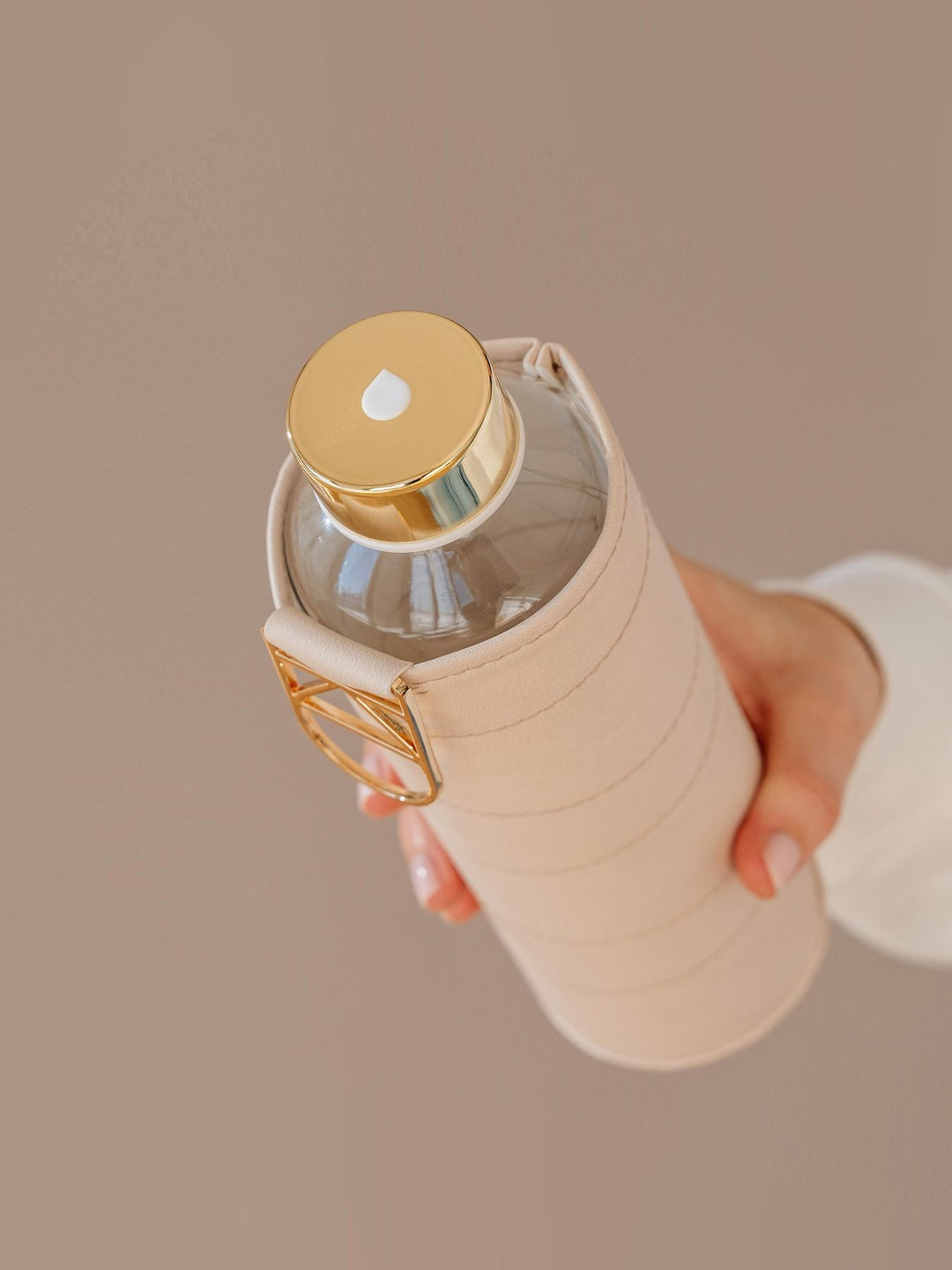 Mismatch Glasflasche mit Kunstlederhülle 750ml