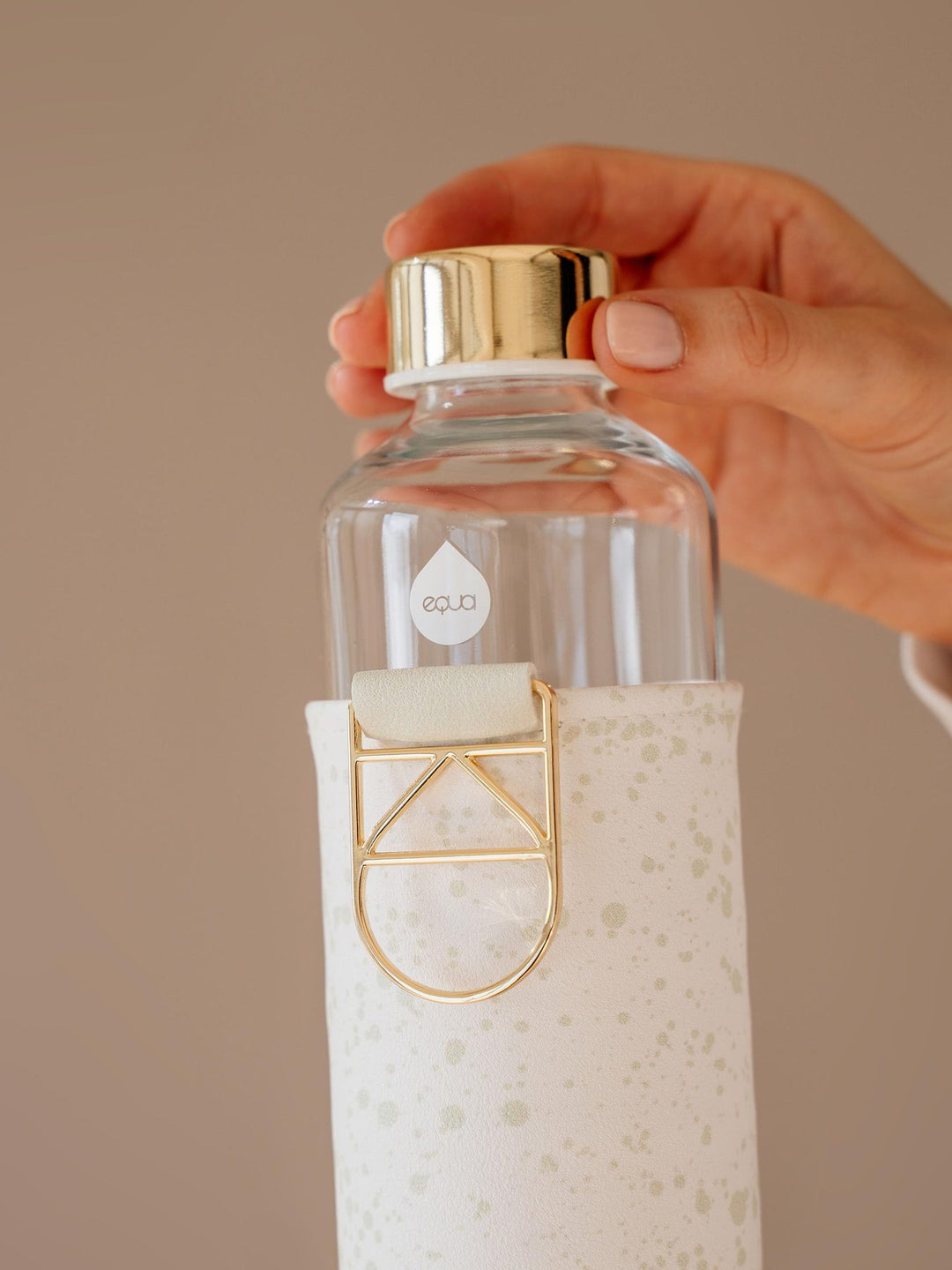 Mismatch Glasflasche mit Kunstlederhülle 750ml