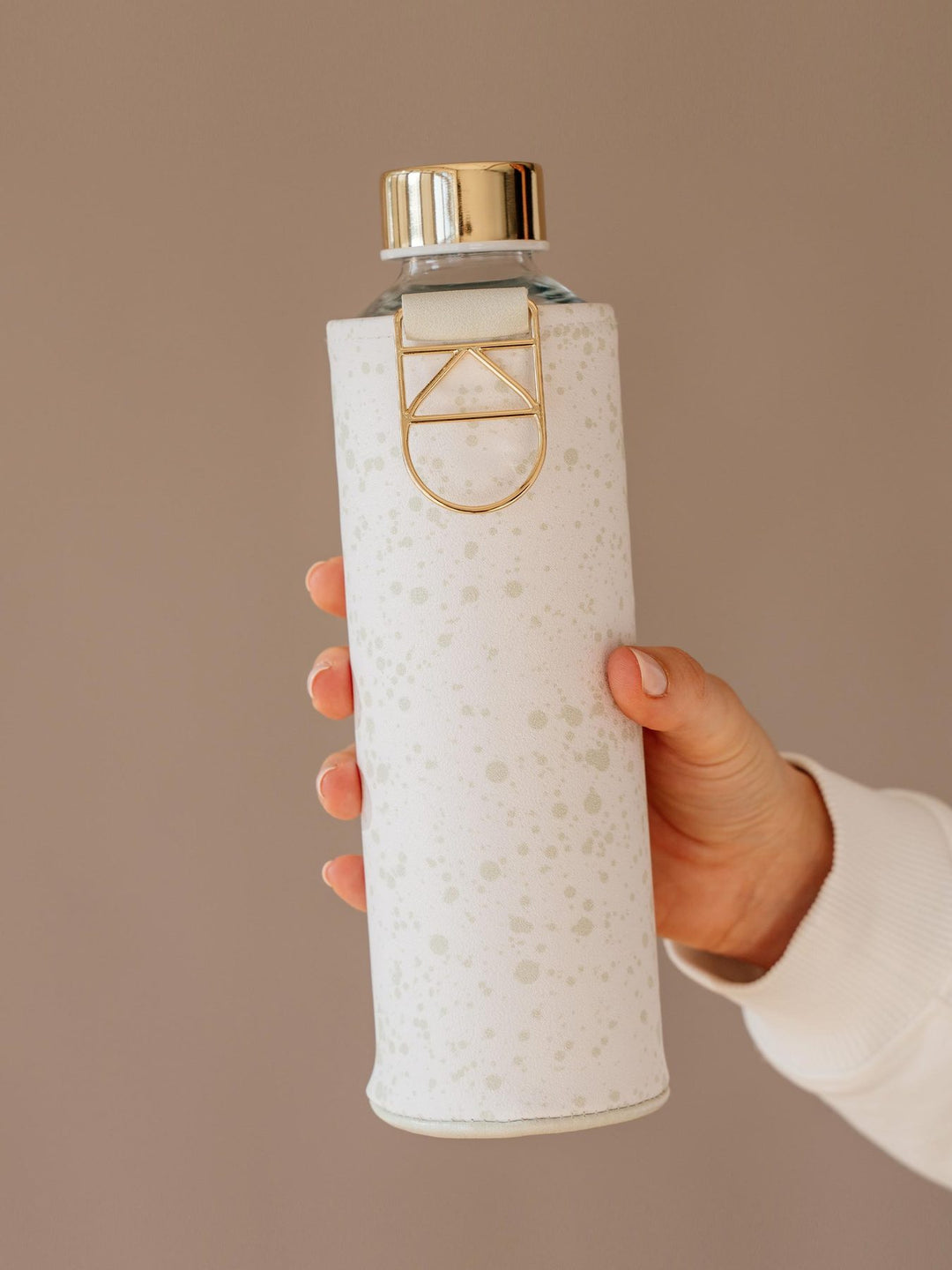 Mismatch Glasflasche mit Kunstlederhülle 750ml