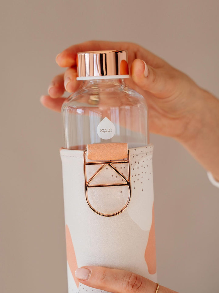 Mismatch Glasflasche mit Kunstlederhülle 750ml