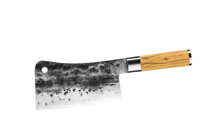 Forged Olive Asian Cleaver