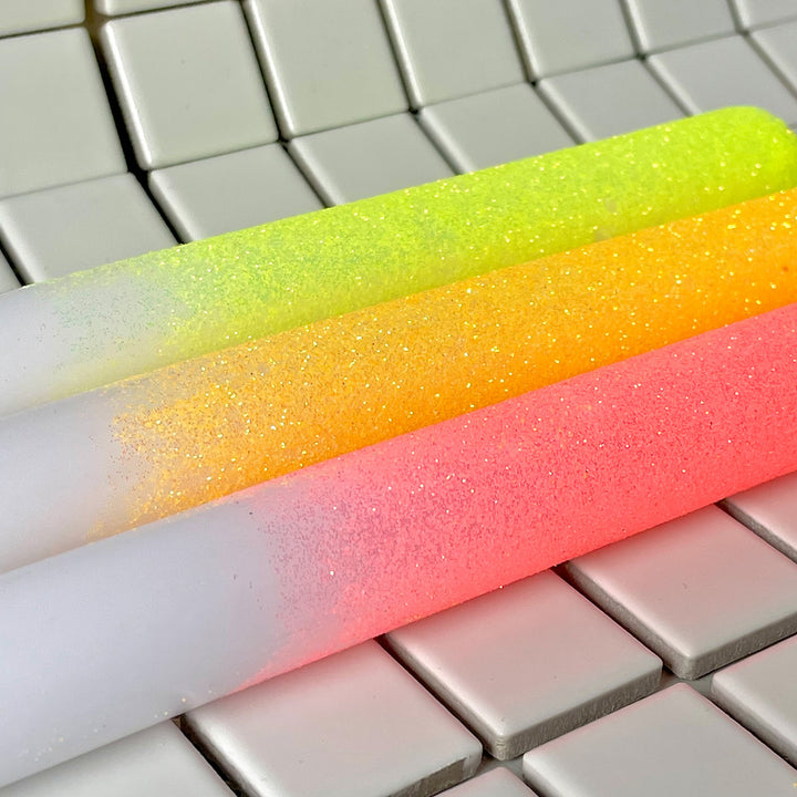 Dip Dye Glitter Kerzen 3er set