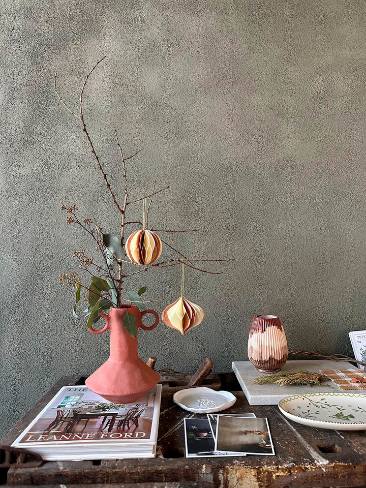 Christbaumschmuck Weihnachtsschmuck Weihnachtskugel Zwiebel gestreift