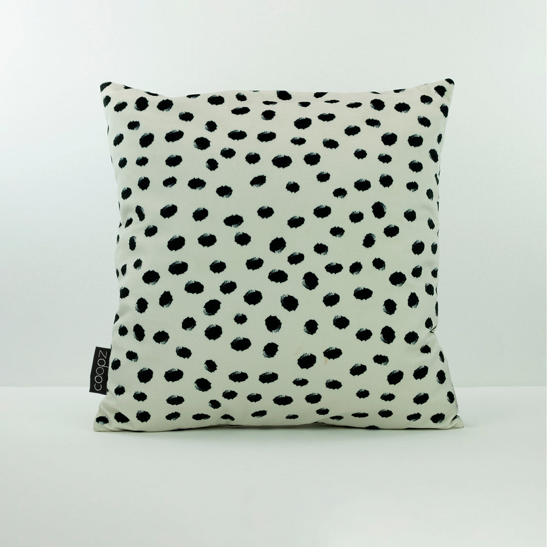 Kissenbezug Cheetah Dots Velvet Offwhite