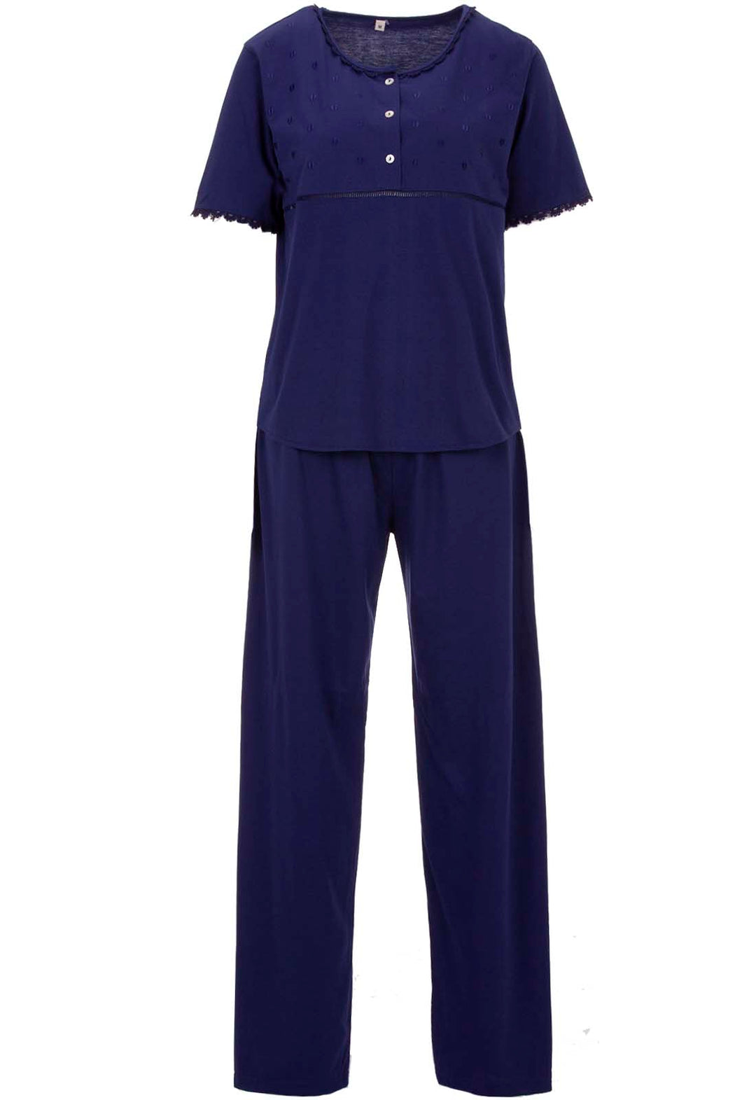 Pajama Set Short Sleeve - Lace Heart