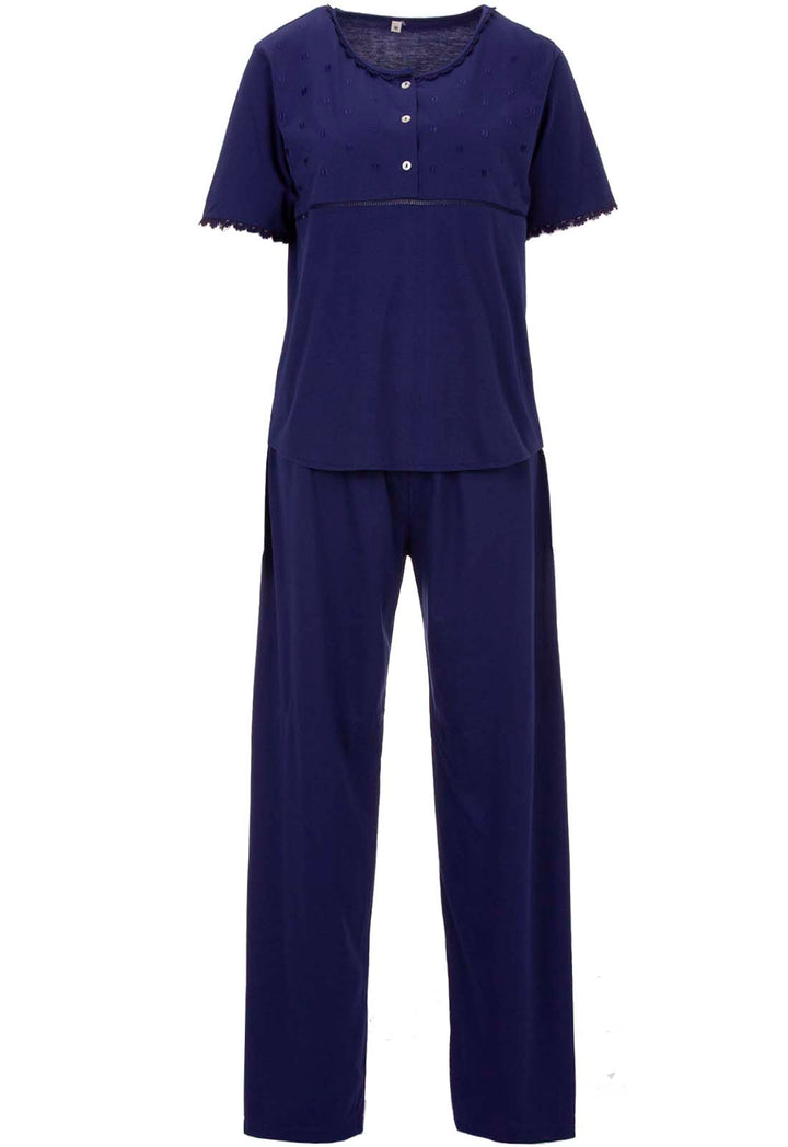 Pajama Set Short Sleeve - Lace Heart
