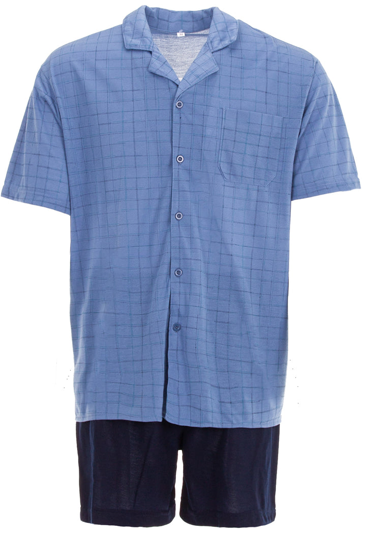 Pyjama Set Kurz - Kariert 3XL-5XL