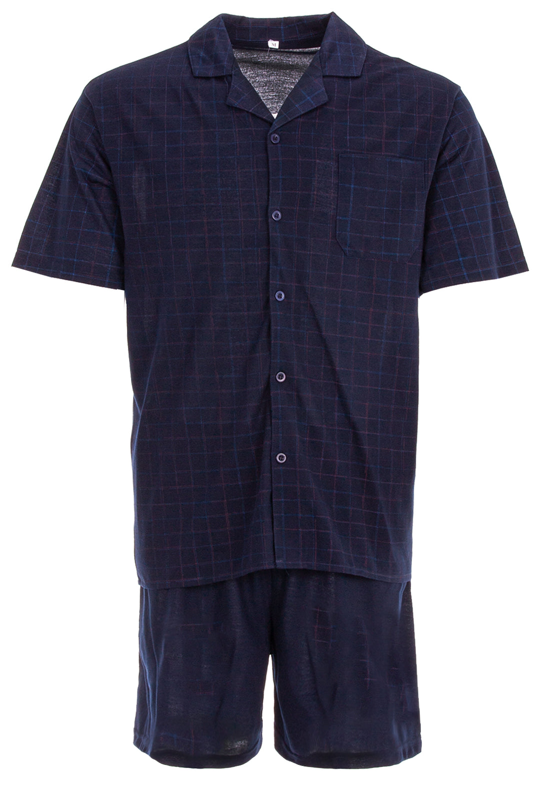 Pyjama Set Kurz - Kariert 3XL-5XL